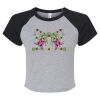 Women's Micro Rib Raglan Baby Tee Thumbnail