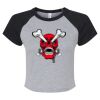 Women's Micro Rib Raglan Baby Tee Thumbnail