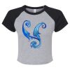 Women's Micro Rib Raglan Baby Tee Thumbnail