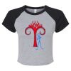 Women's Micro Rib Raglan Baby Tee Thumbnail