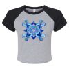 Women's Micro Rib Raglan Baby Tee Thumbnail