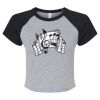 Women's Micro Rib Raglan Baby Tee Thumbnail