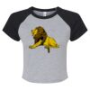 Women's Micro Rib Raglan Baby Tee Thumbnail