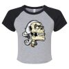 Women's Micro Rib Raglan Baby Tee Thumbnail