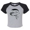 Women's Micro Rib Raglan Baby Tee Thumbnail