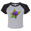Women's Micro Rib Raglan Baby Tee Thumbnail