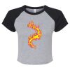 Women's Micro Rib Raglan Baby Tee Thumbnail