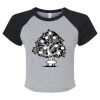 Women's Micro Rib Raglan Baby Tee Thumbnail