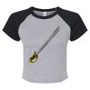 Women's Micro Rib Raglan Baby Tee Thumbnail