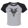 Women's Micro Rib Raglan Baby Tee Thumbnail