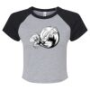 Women's Micro Rib Raglan Baby Tee Thumbnail