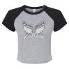 Women's Micro Rib Raglan Baby Tee Thumbnail