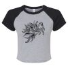 Women's Micro Rib Raglan Baby Tee Thumbnail