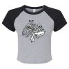 Women's Micro Rib Raglan Baby Tee Thumbnail