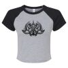 Women's Micro Rib Raglan Baby Tee Thumbnail