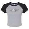 Women's Micro Rib Raglan Baby Tee Thumbnail