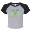 Women's Micro Rib Raglan Baby Tee Thumbnail