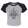 Women's Micro Rib Raglan Baby Tee Thumbnail