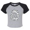 Women's Micro Rib Raglan Baby Tee Thumbnail