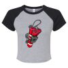 Women's Micro Rib Raglan Baby Tee Thumbnail
