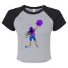 Women's Micro Rib Raglan Baby Tee Thumbnail
