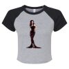 Women's Micro Rib Raglan Baby Tee Thumbnail