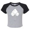 Women's Micro Rib Raglan Baby Tee Thumbnail