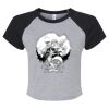 Women's Micro Rib Raglan Baby Tee Thumbnail
