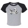 Women's Micro Rib Raglan Baby Tee Thumbnail