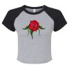 Women's Micro Rib Raglan Baby Tee Thumbnail