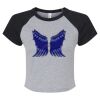 Women's Micro Rib Raglan Baby Tee Thumbnail