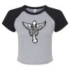 Women's Micro Rib Raglan Baby Tee Thumbnail
