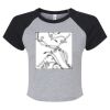 Women's Micro Rib Raglan Baby Tee Thumbnail