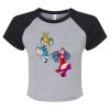 Women's Micro Rib Raglan Baby Tee Thumbnail