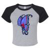 Women's Micro Rib Raglan Baby Tee Thumbnail