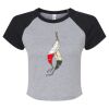 Women's Micro Rib Raglan Baby Tee Thumbnail