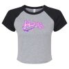Women's Micro Rib Raglan Baby Tee Thumbnail