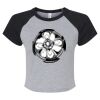 Women's Micro Rib Raglan Baby Tee Thumbnail