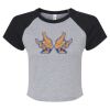 Women's Micro Rib Raglan Baby Tee Thumbnail