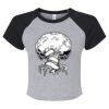 Women's Micro Rib Raglan Baby Tee Thumbnail