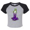 Women's Micro Rib Raglan Baby Tee Thumbnail