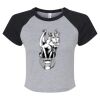 Women's Micro Rib Raglan Baby Tee Thumbnail