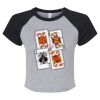 Women's Micro Rib Raglan Baby Tee Thumbnail