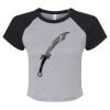 Women's Micro Rib Raglan Baby Tee Thumbnail