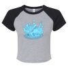 Women's Micro Rib Raglan Baby Tee Thumbnail