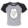 Women's Micro Rib Raglan Baby Tee Thumbnail
