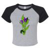 Women's Micro Rib Raglan Baby Tee Thumbnail