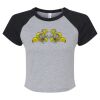 Women's Micro Rib Raglan Baby Tee Thumbnail