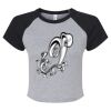 Women's Micro Rib Raglan Baby Tee Thumbnail