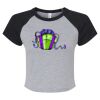 Women's Micro Rib Raglan Baby Tee Thumbnail